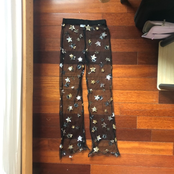 Beginning Boutique Star Mesh Trousers - Picture 7 of 7